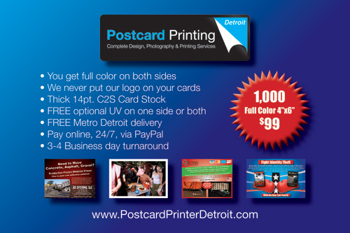 Postcard Printing Detroit